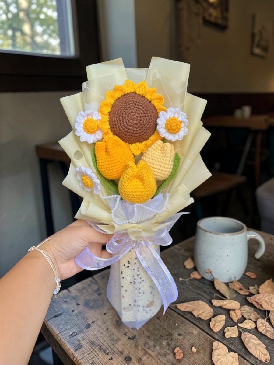 Ramo de Girasol y Tulipanes